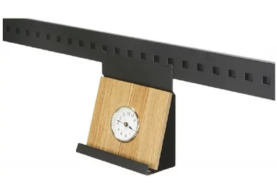 Полка для часов низкая, 160х80х180мм, отделка черный бархат (матовый)