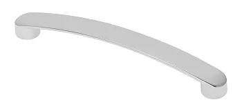 Ручка мебельная GENUA C=160 мм, хром GTV UZ-GENUA160-01
