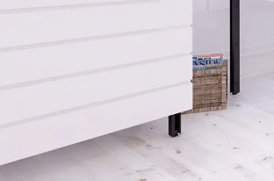 Ножка декоративная Бруклин, h.150, отделка черный бархат (матовый)