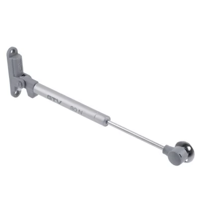 ПОДЪЁМНИК ГАЗОВЫЙ С АМОРТИЗАТОРОМ, без регулировки 80N GTV, серый: PD-GAMB080-N02