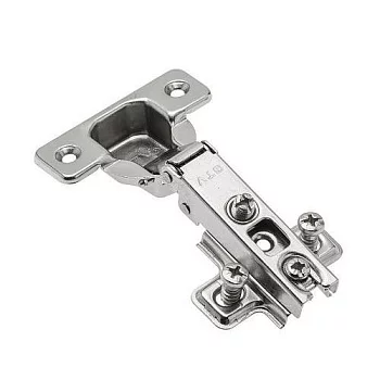 GTV: Петля накладная GTV Ø35 с ответной планкой H=2 с евро шурупом, сверление - 45мм вес-60 гр. ZP-BICN092ZE