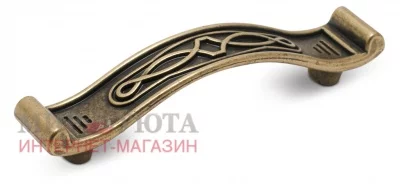 Ручка-скоба 96мм бронза состаренная: 1020C.96.23