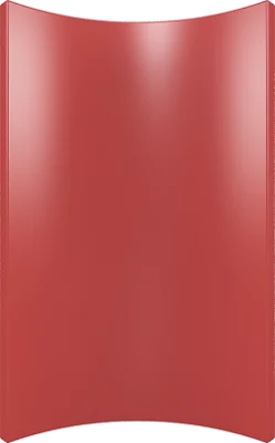 Фасад глухой вогнутый, коллекция Модерн