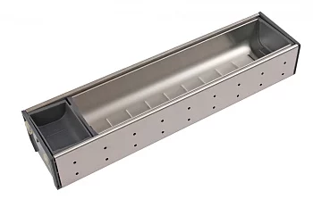 Boyard: Поддон для столовых приборов, 103х472мм, серый PC05/GR/103x472