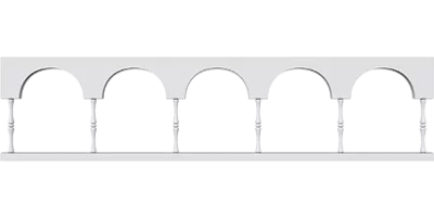 Балюстрада арочная, коллекция Лаура