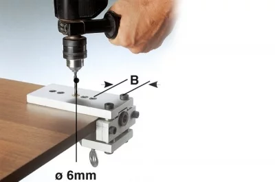 Кондуктор для присадки ножек серии 306 для 16ДСП Кондуктор для присадки ножек серии 306 для 16ДСП