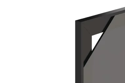 Профиль рамочный FP.02, L=3000мм, отделка черная