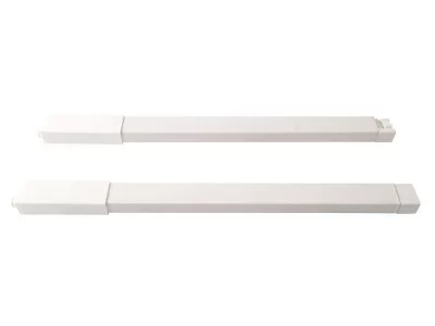 Рейлинги Firmax длина 400 мм, квадратные верхние для ящика Newline, белые