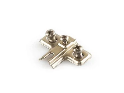 Планка монтажная для петель серии QS, H=0, евровинт, сталь