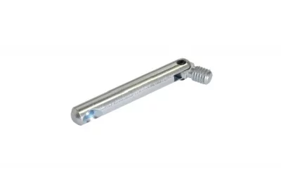 Шток угловой с резьбой М6 для стяжки конической PV, отделка цинк