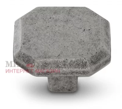 Ручка-кнопка серебро состаренное: WPO.752.000.00E8