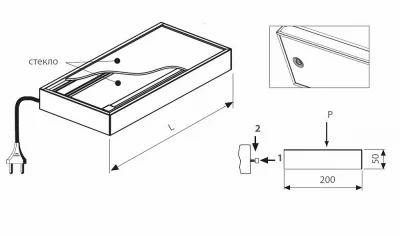 Light Solution: 2351112-25.03 Люминесцентный светильник Memphis 600 мм