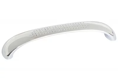 Ручка-скоба 128мм, отделка хром глянец