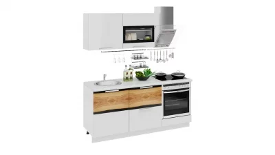 Кухонный гарнитур длиной - 180 см (со шкафом НБ)