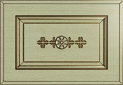 Фасад глухой с фрезеровкой, коллекция Прованс