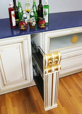 Kessebohmer: Бутылочница «Black Roger», для ширины фасада 150 мм