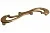 Ручка-скоба 128мм, отделка бронза "Орваль"