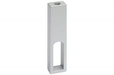 Linear Держатель штанги 10х30 центральный, отделка под алюминий