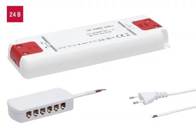 Комплект источника питания 30Вт, 200-240В/24В с блоком распределительным и проводом сетевым