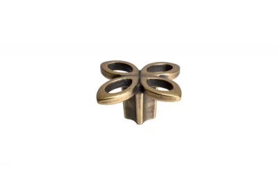 Ручка-кнопка, отделка бронза античная французская