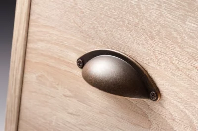 Ручка-скоба 64мм, отделка античное железо