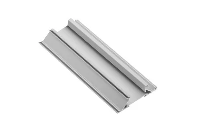 GTV: Алюминиевый профиль GLAX торцевой, двухсторонний (с отверстием под кромку), цвет серебро, для ДСП 16мм (цена за 2 метра) PA-GLAXNBDW3M16-AL