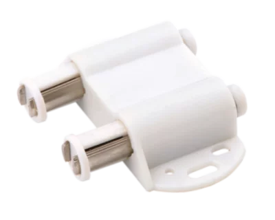 Boyard: Магнитный держ. для 2х стекл. фасадов, W MH02/W