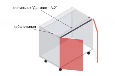 Светильник Диамант-А.2 в базу 900/18, 22W