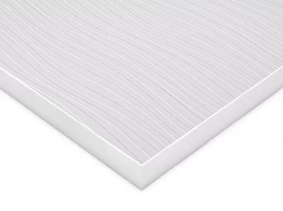 Фасад мебельный МДФ AGT глянцевый белая волна 664