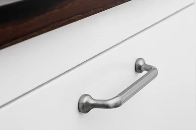 Ручка-скоба 128мм, отделка бронза античная темная