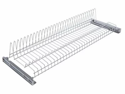 Комплект посудосушителя для тарелок/чашек в базу 900мм(для плиты 18мм), с алюмин. рамой и пласт. поддоном, регулировка по глубине