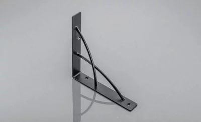 GTV: Полкодержатель NEO, 180x180 мм, черный матовый: PP-NEO-20M