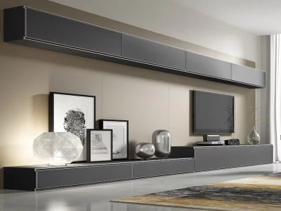 Фасад мебельный МДФ ALVIC антрацит MetalDeco ZENIT (Antracita MetalDeco ZENIT)