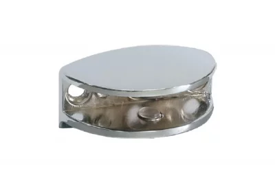 Полкодержатель П-образный для стекла 8-10мм, отделка хром глянец