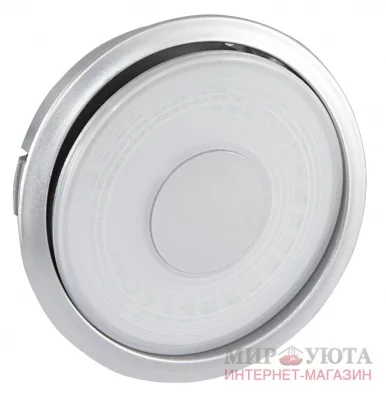 ROTO Светодиодный светильник точечный круглый, серебро, 12V, нейтральный белый 4500К, 3W: RT12-RNO-NW1