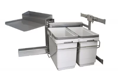 Набор для раздельного сбора мусора, в базу 450, правый С ДОВОДЧИКОМ