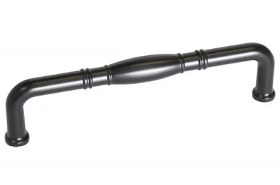 Ручка-скоба 128мм, отделка черный матовый