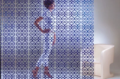 Комплект декоративных панелей VERSAILLES 254х254мм (6 штук), отделка голубая