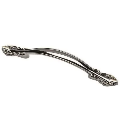 GTV: Ручка мебельная WERONA C=96мм, черный хром UZ-WERON-96-12