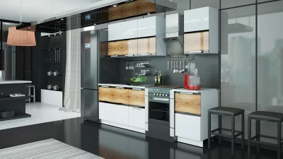 Кухонный гарнитур длиной - 240 см