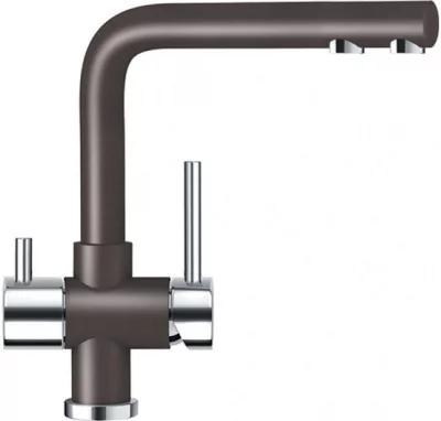 Schock: 710162 Смеситель Wellus, Cristalite, хром/мокка Schock: 710162 Смеситель Wellus, Cristalite, хром/мокка