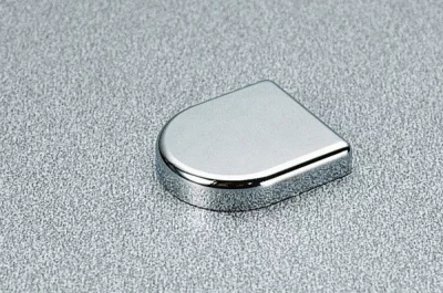 Заглушка овальная к петле для стекла, отделка никель матовый Заглушка овальная к петле для стекла, отделка никель матовый