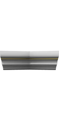 Накладка на ФВ фигурный внутренний угол 135, коллекция Классика 2А