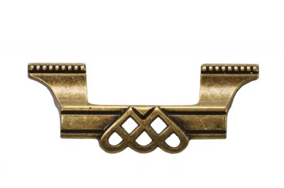 Ручка-скоба 64мм, отделка бронза &quot;Флоренция&quot;