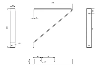 Менсолодержатель «Лофт-2», отделка белый бархат (матовый)