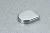 Заглушка овальная к петле для стекла, отделка хром глянец Заглушка овальная к петле для стекла, отделка хром глянец