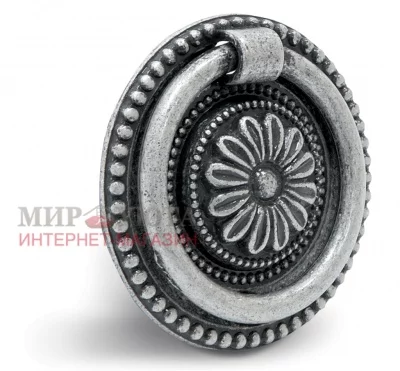 Ручка-капля серебро состаренное: WBH.5017.00A.00E8