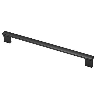 GTV: Ручка алюминиевая UA-B311 C=192, черная UA-B0-311192-20M