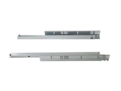 Направляющие скрытого монтажа Firmax (полного выдвижения) L=450мм, для ЛДСП 16 мм с доводчиком, (2 направляющие + 2 крепления)