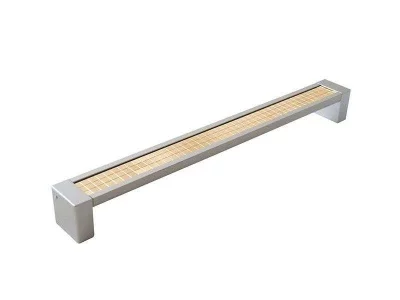 Ручка скоба со вставкой Mico 31, 288 мм, 10 золото